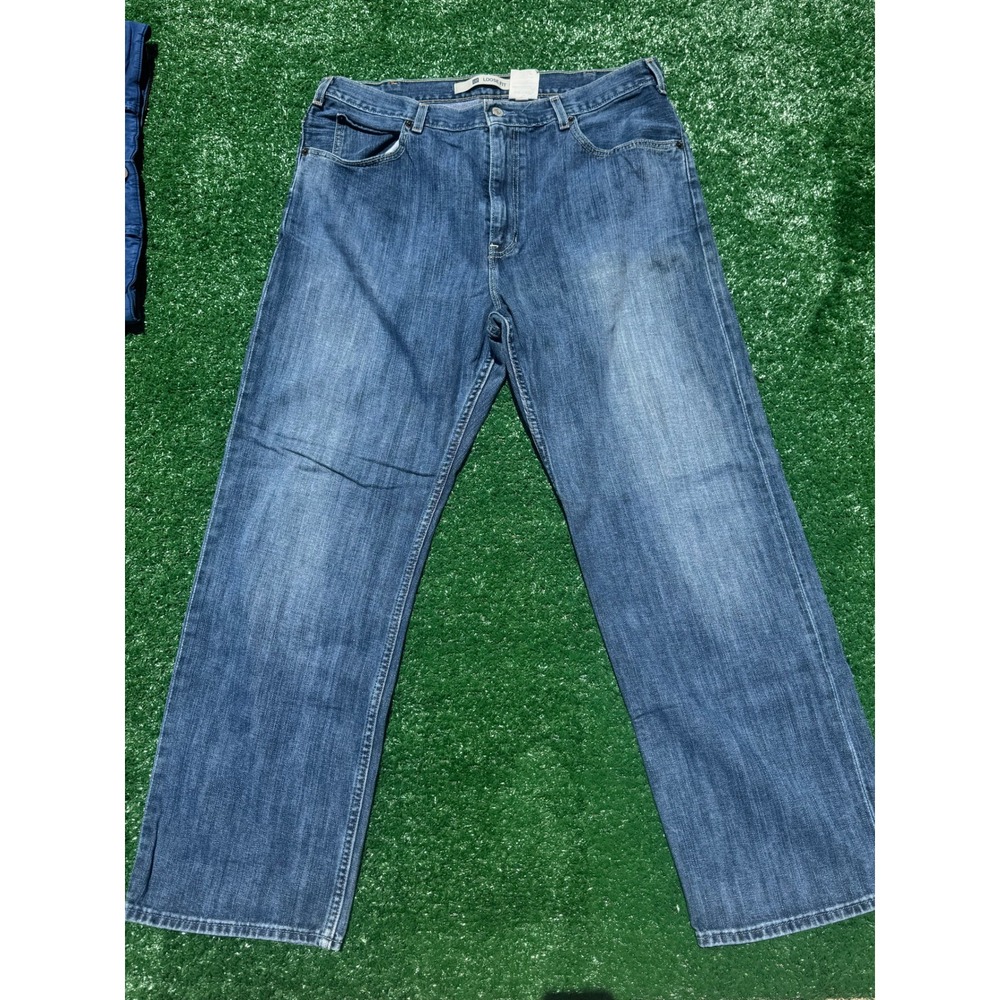Gap 1969 Loose Fit Mens Jeans 38x32 Medium Wash Blue 100% Cotton Denim